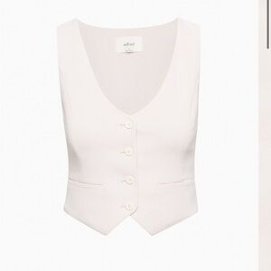 Aritzia Wilfred Free Desire Vest in vin gris